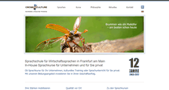 Desktop Screenshot of crossxculture.com